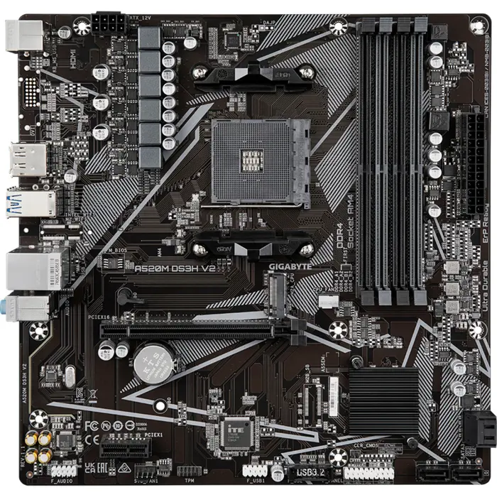 GigaByte A520M DS3H V2 - Socket AM4