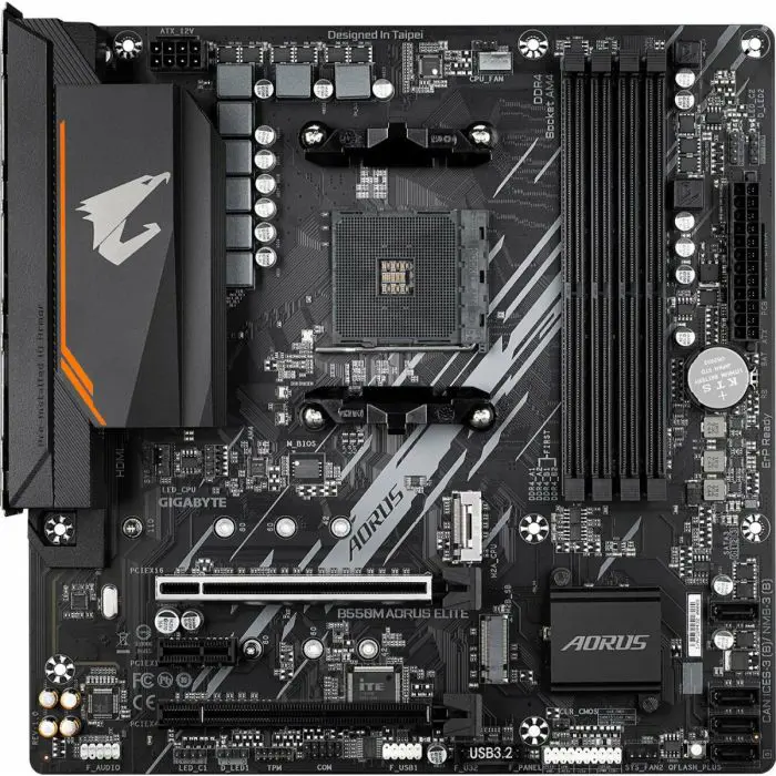 GIGABYTE B550M AORUS ELITE, DDR4, SATA3, USB3.2Gen1, HDMI, AM4 mATX