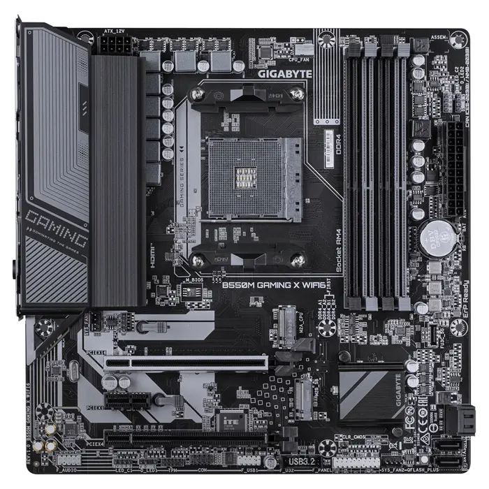 Gigabyte B550M GAMING X WIFI6 (B550,AM4,mATX,DDR4) Motherboard