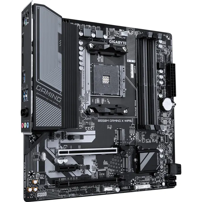 GigaByte B550M GAMING X WIFI6 (black/grey) - Socket AM4