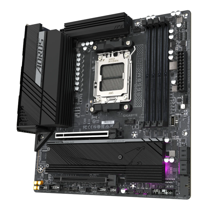 GIGABYTE B650M AORUS ELITE, DDR5, SATA3, USB3.2Gen2x2, DP, 2.5GbE, AM5 mATX