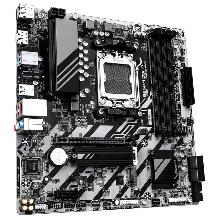 GIGABYTE B650M D3HP, DDR5, SATA3, USB3.2Gen1, DP, 2.5GbE, AM5 mATX