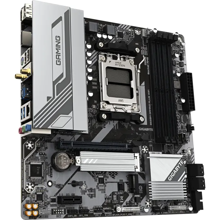 GIGABYTE B650M GAMING PLUS WIFI (black/silver) - Socket AM5