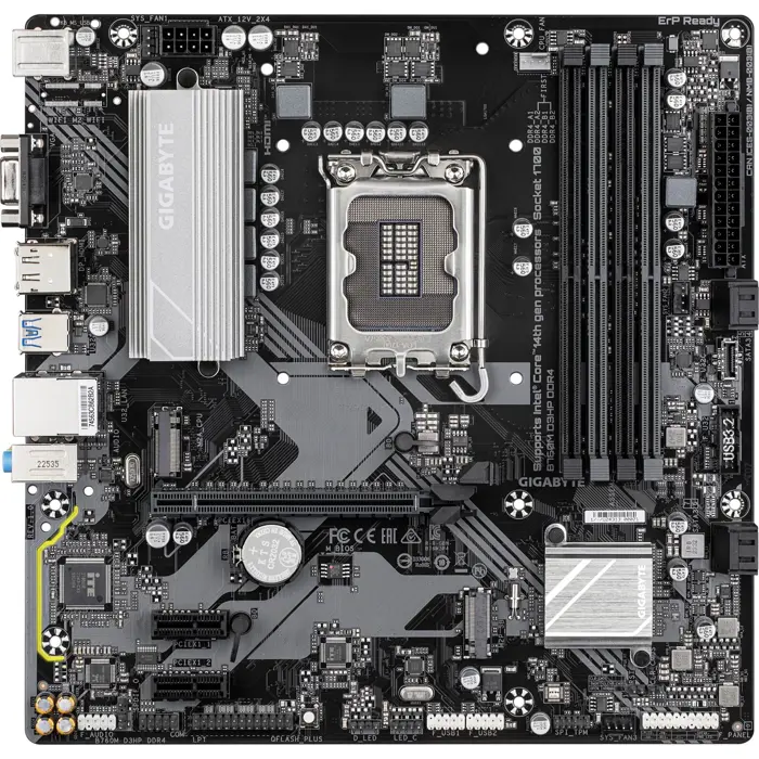 GIGABYTE B760M D3HP DDR4 - Socket 1700 - motherboard (black/grey)