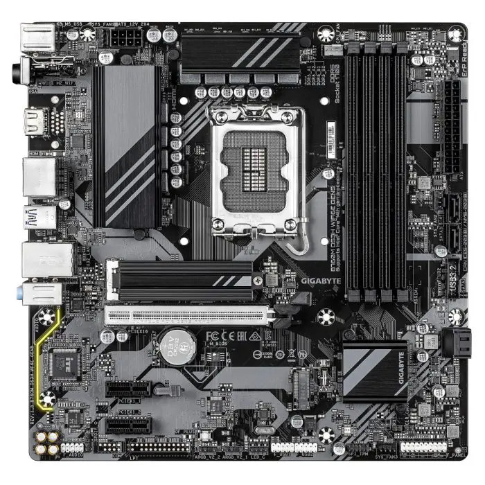 GIGABYTE B760M DS3H WF6E GEN5, DDR5, SATA3, USB3.2Gen2, DP, WiFi, LGA1700 mATX