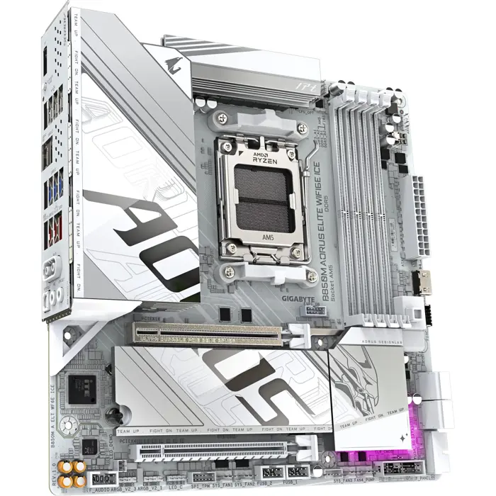 Matična ploča Gigabyte B850M AORUS ELITE WIFI6E ICE, AM5, DDR5