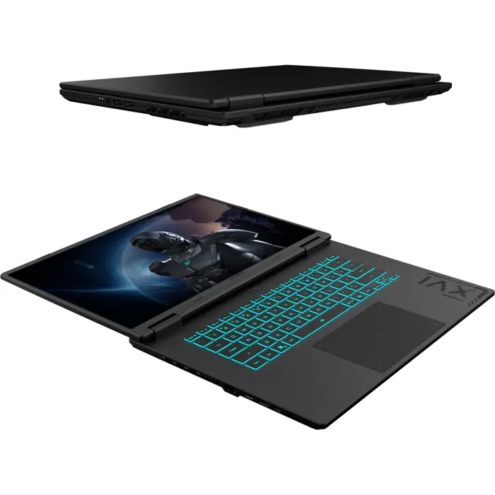 GigaByte GAMING A16 3WHK3DE894SH (black, AMD Ryzen 7 260, NVIDIA GeForce RTX 5070, 16 GB DDR5, 1 TB (1 TB SSD), Windows 11 Home) - German - DE Layout