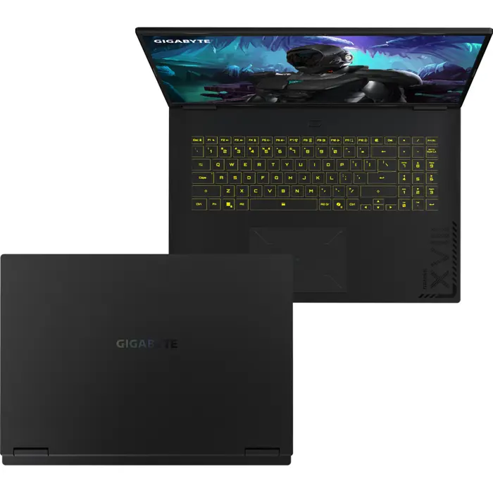 GigaByte GAMING A18 3WHK3DEC64SH (black, AMD Ryzen 7 260, NVIDIA GeForce RTX 5070, 32 GB DDR5, 1 TB (1 TB SSD), Windows 11 Home) - German - DE Layout