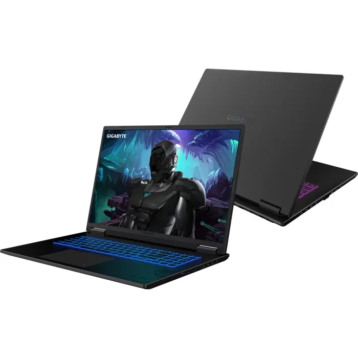 GigaByte GAMING A18 3WHK3DEC64SH (black, AMD Ryzen 7 260, NVIDIA GeForce RTX 5070, 32 GB DDR5, 1 TB (1 TB SSD), Windows 11 Home) - German - DE Layout