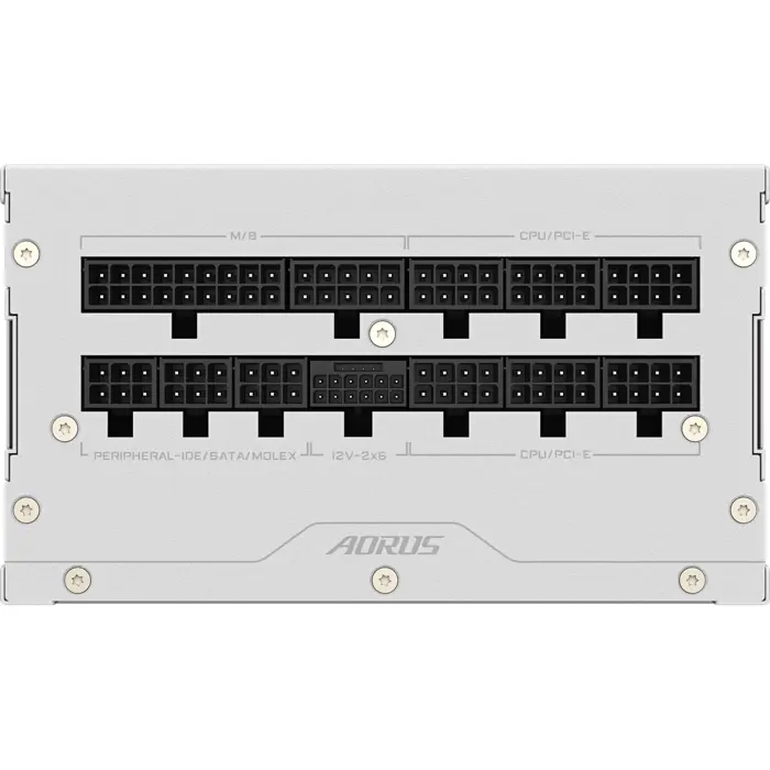 GIGABYTE GP-AE850PM PG5 ICE, PC power supply (white, 850 watts)