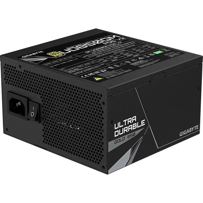 GigaByte GP-UD850GM PG5 V2 (black, 1x 12VHPWR, 3x PCIe, cable management, 850 watts)