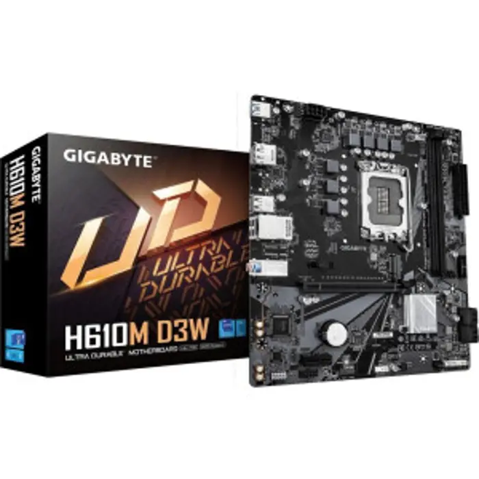 GigaByte H610M D3W (black/grey) - Socket 1700 - motherboard