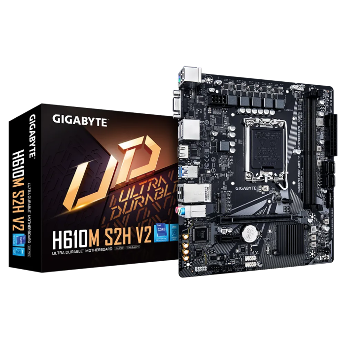 GIGABYTE H610M S2H V2, DDR5, SATA3, DP, USB3.2Gen1, LGA1700 mATX
