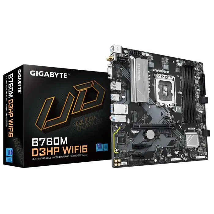 Gigabyte MB B760 S1700 MATX/B760M D3HP WIFI6 1.0 Motherboard