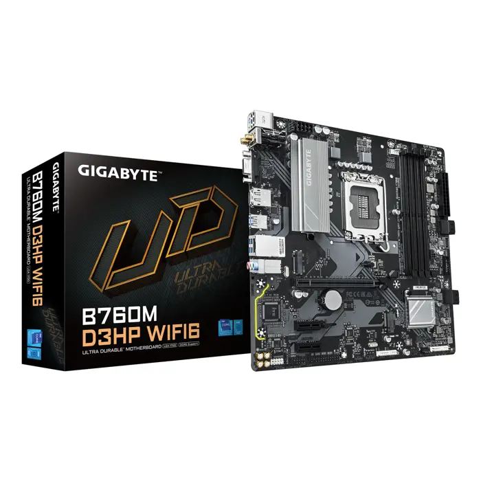 Gigabyte MB B760 S1700 MATX/B760M D3HP WIFI6 1.0 Motherboard
