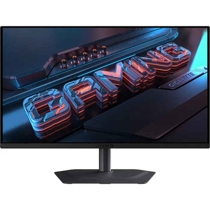 GIGABYTE MO27U2 QD-OLED, gaming monitor - 27 - black, UltraHD/4K, Free-Sync-Premium-Pro, G-Sync compatible, USB-C, 240Hz panel