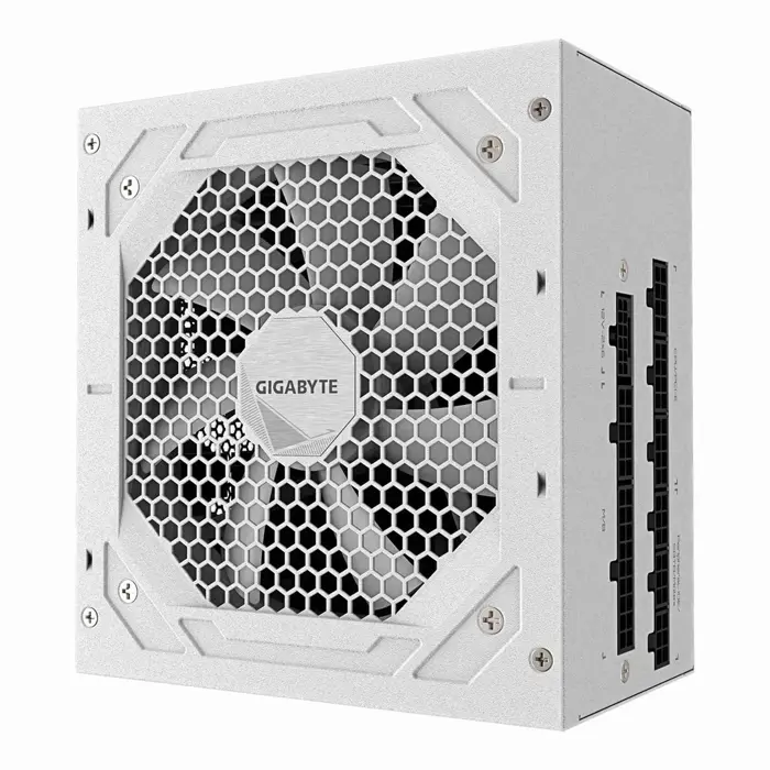 GIGABYTE UD750GM PG5 V2 ICE Power Supply Unit- PCIe Gen 5.1, 80 PLUS Gold, Fully Modular Design, 120mm Fan, ATX 3.1 compatible, EU Plug