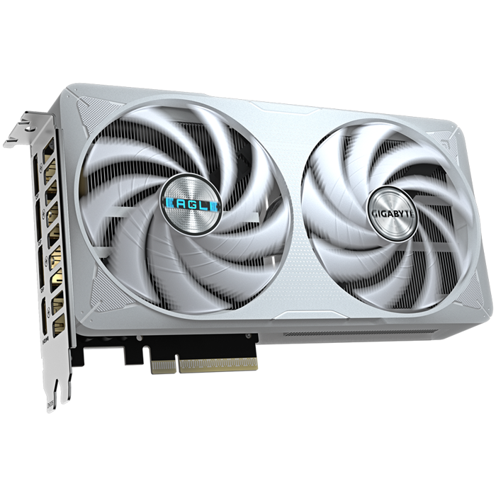 GIGABYTE Video Card NVIDIA GeForce RTX 5060 Ti EAGLE OC ICE 16G (16GB GDDR7/128bit, PCI-E 5.0, 1x 8Pin Power connector, Recommended PSU 650W, 3xDP, 1x HDMI)