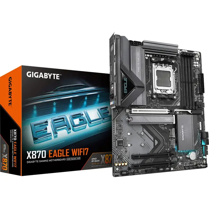 GIGABYTE X870 EAGLE WIFI7 - Socket AM5 - motherboard (black/gray)