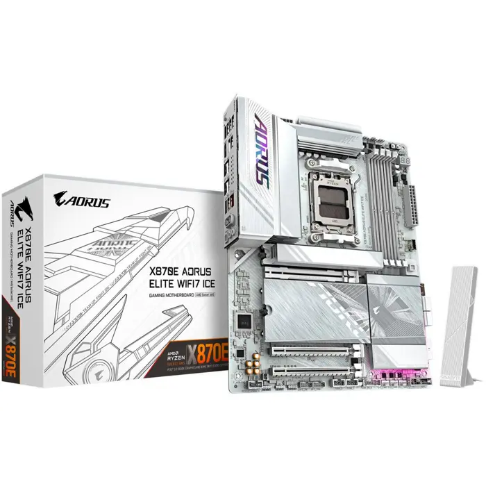 GigaByte X870E AORUS ELITE WIFI7 ICE (black) - Socket AM5