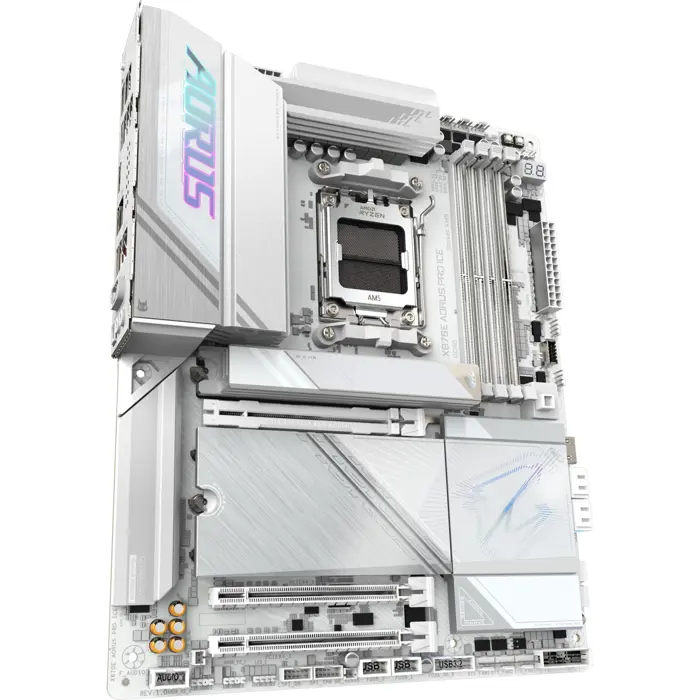 GIGABYTE X870E AORUS PRO ICE - Socket AM5 - motherboard (silver)