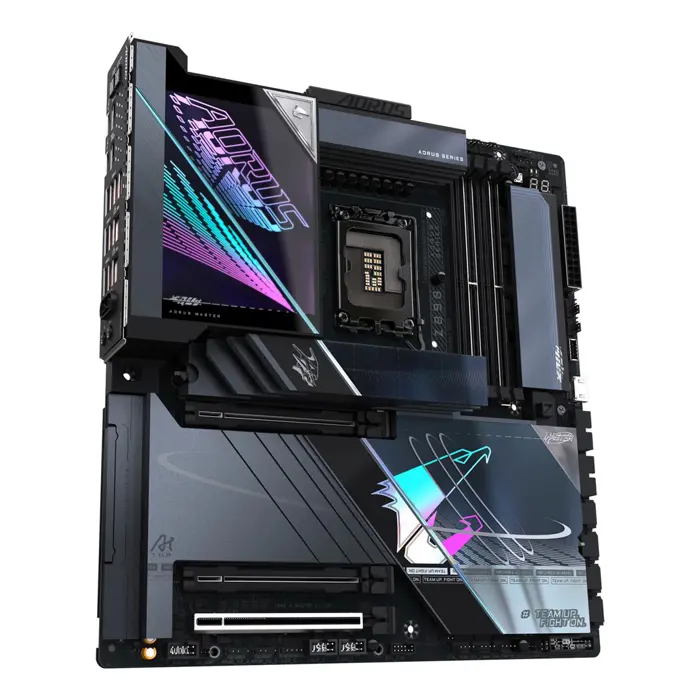 GIGABYTE Z890 AORUS MASTER AI TOP Motherboard - Supports Intel Core Ultra (Series 2) CPUs, 20+1+2 phases VRM, up to 9500MHz DDR5 (OC), PCIe 5.0 M.2, Wi-Fi 7, Thunderbolt 4