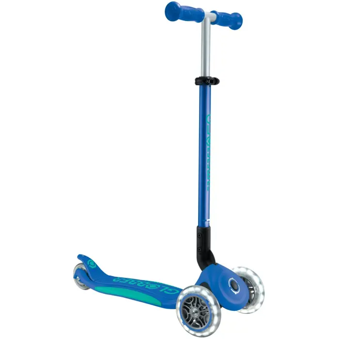 GLOBBER Primo Foldable Plus Lights (dark blue/turquoise)