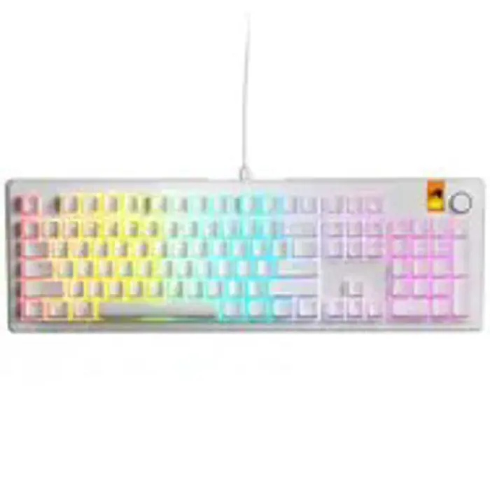 Glorious GMMK 3U 100% Custom Gaming Keyboard - Pre-Built, ANSI (US), Fox HE Switches, White