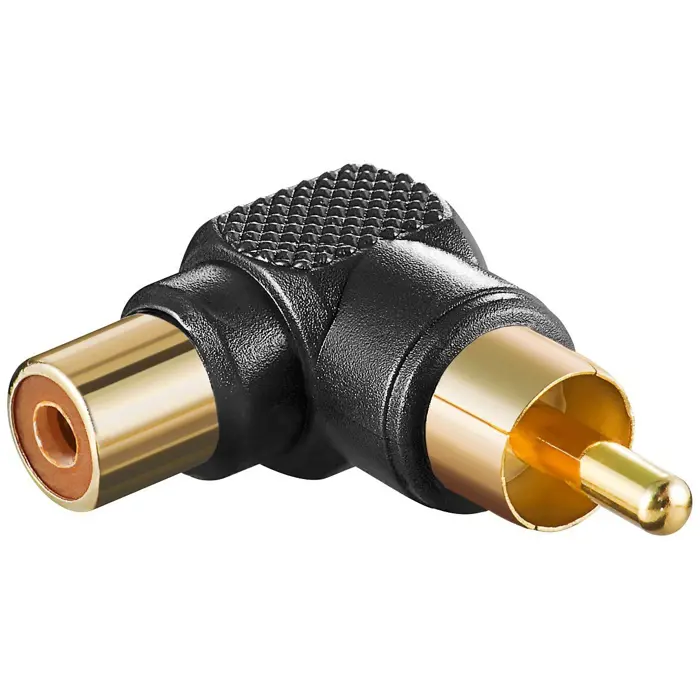 goobay Cinch angle adapter black