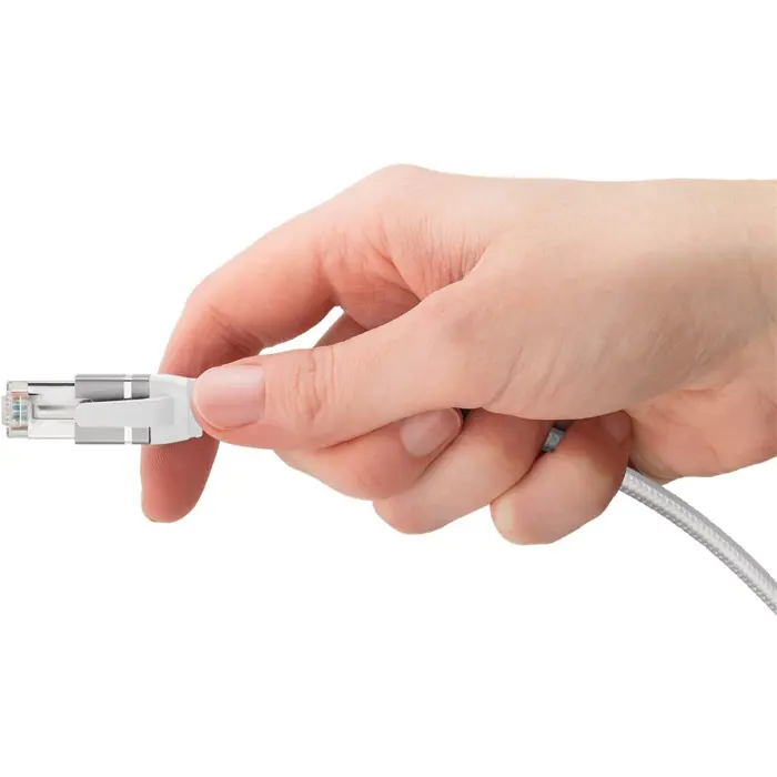 Goobay Ethernet adapter cable USB-A 3.2 Gen1 > RJ-45 (white, 10 meters)