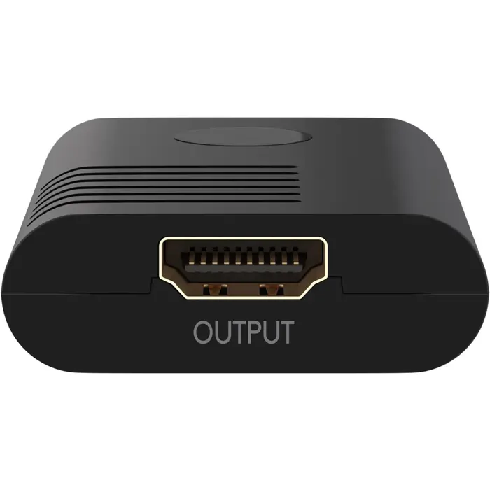 goobay HDMI signal amplifier 4K @ 60Hz, HDMI extension (black)