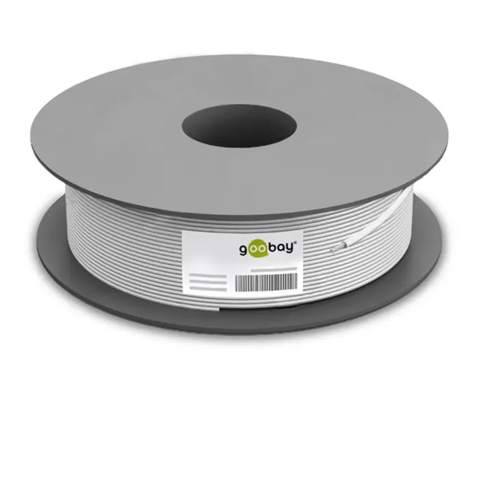 Goobay network cable Cat.6, S/FTP (PiMF) (gray, 305 meters)