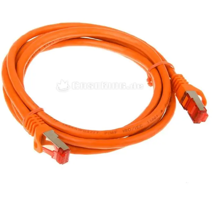 goobay Patch cable SFTP m.Cat7 orange 2,00m - LSZH