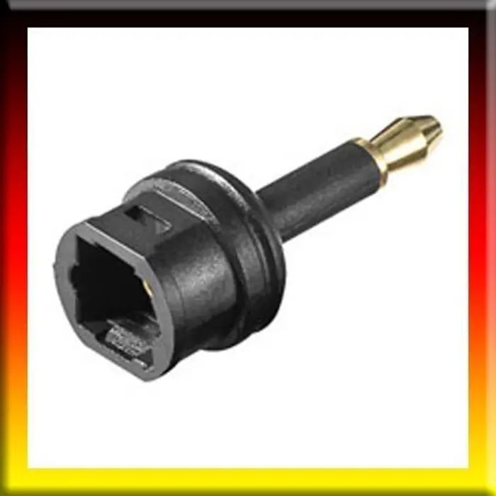 goobay Toslink-Kupplung - 3,5 mm, Adapter black
