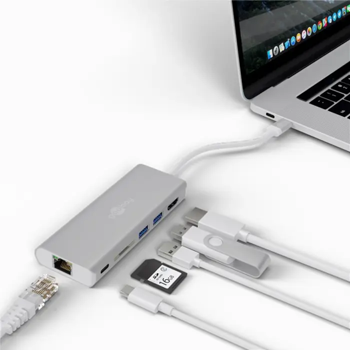 Goobay USB-C Adap. HDMI 4k30Hz + PD 60W - 76788