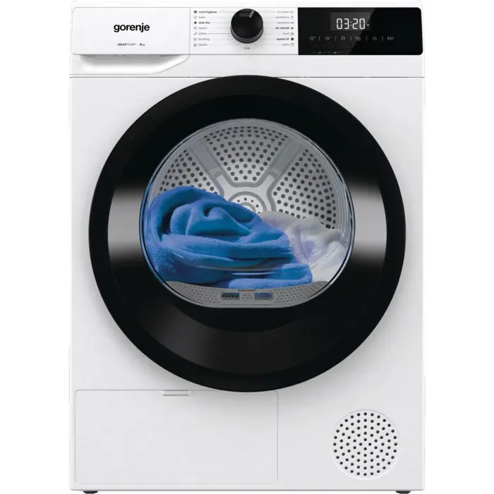 Gorenje DHNE83 Heat Pump Tumble Dryer White Black
