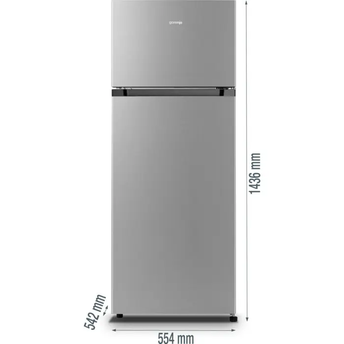 Gorenje RF414DPS4, fridge/freezer combination (stainless steel)