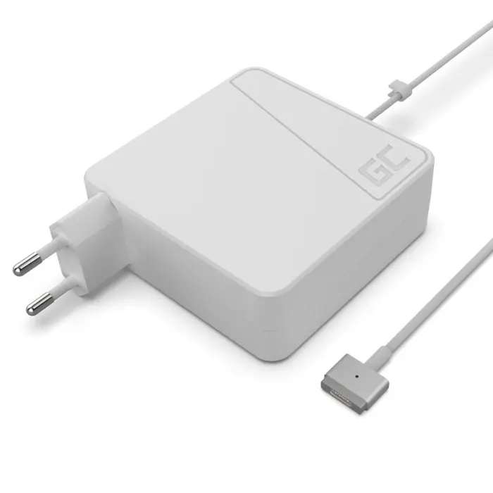 Green Cell AD37 Charger AC Adapter for Apple Macbook 60W / 16.5V 3.65A / Magsafe 2