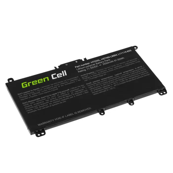 Green Cell (HP163) baterija 3400 mAh,11.55V HT03XL do HP 240 G7 245 G7 250 G7 255 G7, HP 14 15 17, HP Pavilion 14 15