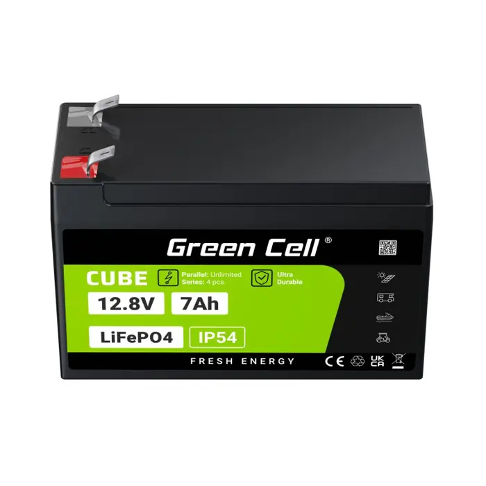 Green Cell LFPGC12V7AH UPS battery Lithium Iron Phosphate (LiFePO4) 12.8 V 7 Ah