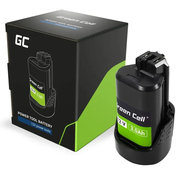 Green Cell PTBO12V3 cordless tool battery / charger