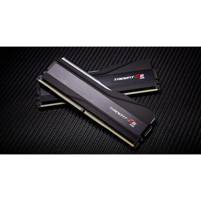 G.Skill DDR5 - 32GB - 6400 - CL - 30 (2x 16 GB) dual kit, memory (black, F5-6400J3039G16GX2-TZ5RK, Trident Z5 RGB, INTEL XMP)