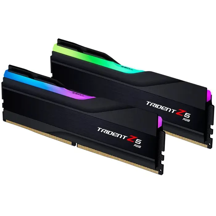 G.Skill DDR5 32GB - 7200 - CL - 34 - Dual-Kit - Trident Z5 RGB bk K2 GSK, F5-7200J3445G16GX2-TZ5RK, black