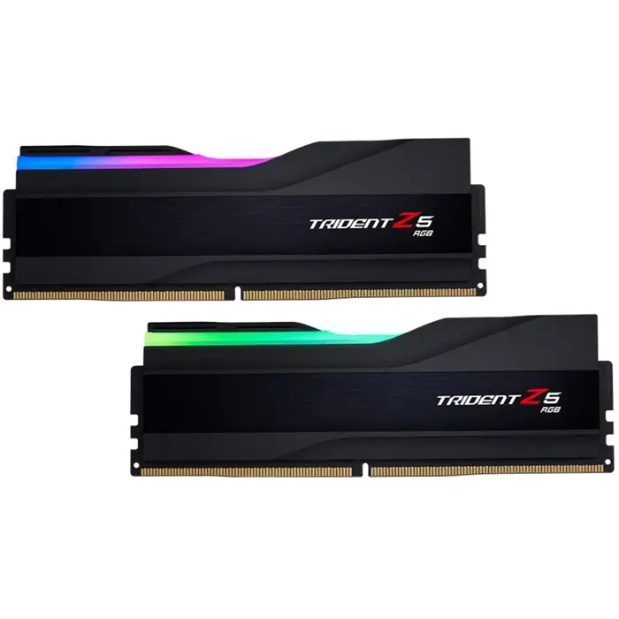 G.Skill DDR5 32GB - 7200 - CL - 34 - Dual-Kit - Trident Z5 RGB bk K2 GSK, F5-7200J3445G16GX2-TZ5RK, black