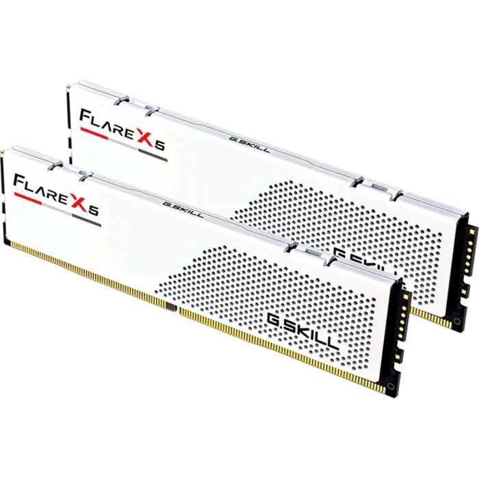 G.Skill DDR5 - 64GB - 6000 - CL - 36 (2x 32 GB) dual kit, RAM (white, F5-6000J3636F32GX2-FX5W, Flare X5, INTEL XMP, AMD EXPO)