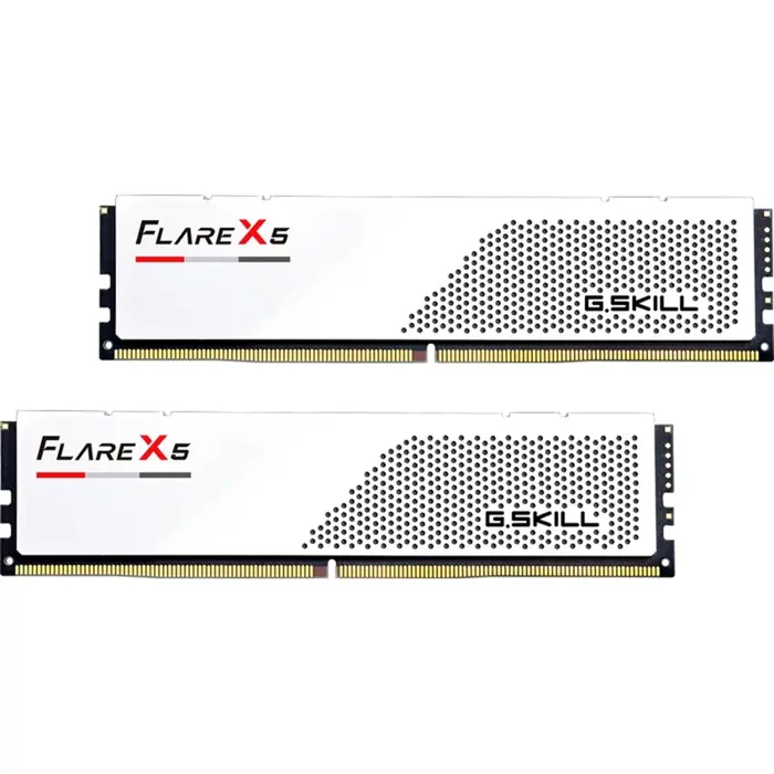 G.Skill DDR5 - 64GB - 6000 - CL - 36 (2x 32 GB) dual kit, RAM (white, F5-6000J3636F32GX2-FX5W, Flare X5, INTEL XMP, AMD EXPO)