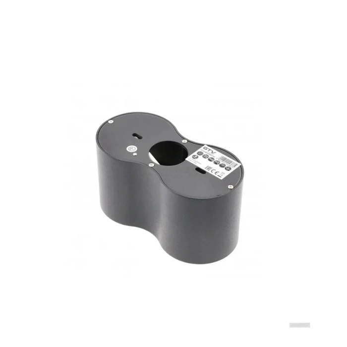 GTV ceiling lamp AVEIRO DUO BIS 2xGU10 230V IP20, black