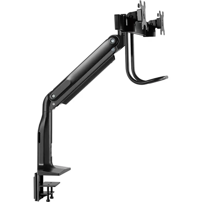 HAGOR gas lift arm dual, monitor holder (black)