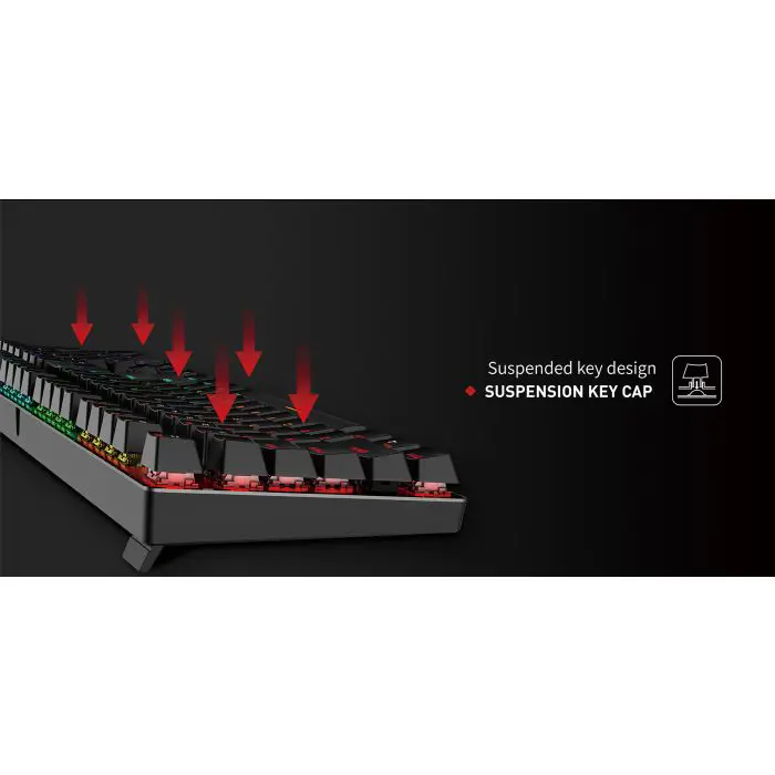 HAVIT Gamenote USB Mechanical Keyboard HV-KB498L - SLO characters