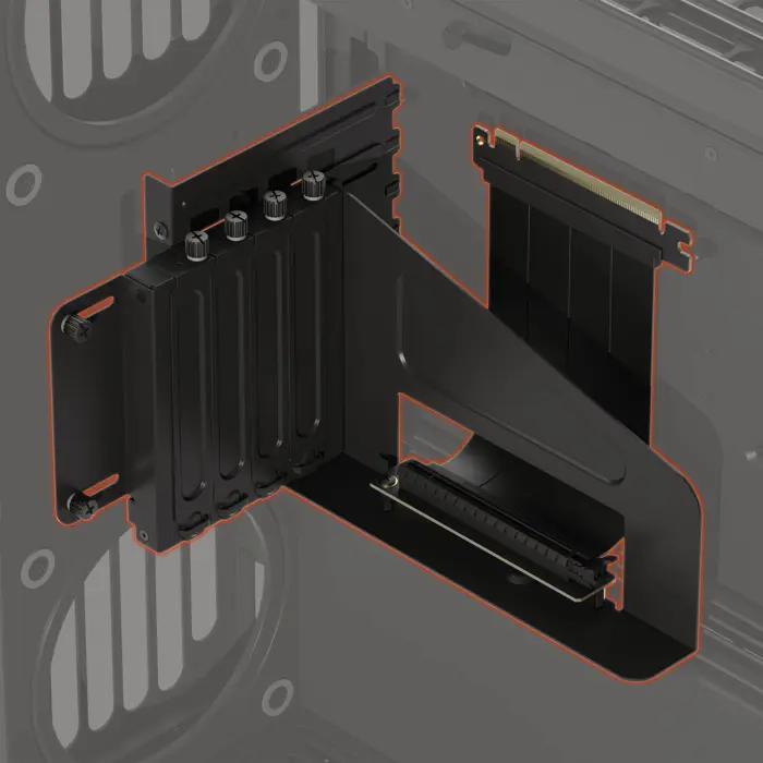 HAVN HS 420 Vertikale GPU-Halterung - black-HVN-AS-HS420-08-VGP